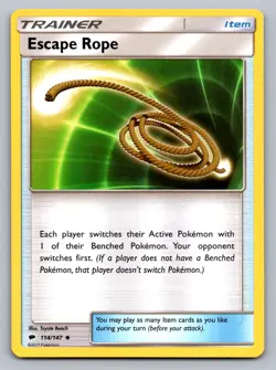 Pokemon TCG SM - Burning Shadows Escape Rope 114/147 - Image 1