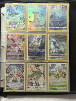 Huge Pokemon Sword and Shield/S&M Binder Lot Lugia Rayquaza Alt Art Holos IR NM - Image 5