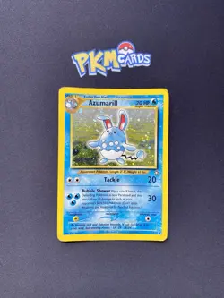 Pokemon TCG Azumarill Neo Genesis 2/111 Holo Rare HP. - Image 1