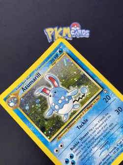 Pokemon TCG Azumarill Neo Genesis 2/111 Holo Rare HP. - Image 2