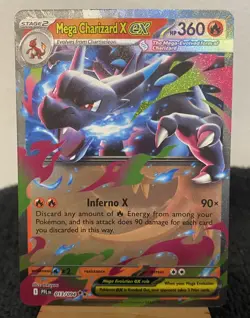 Mega Charizard X ex 013/094 Phantasmal Flames Double Rare Holo Pokemon TCG LP - Image 1