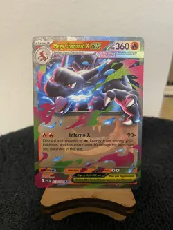 Mega Charizard X ex 013/094 Phantasmal Flames Double Rare Holo Pokemon TCG LP - Image 3