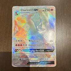 Pokemon Charizard GX Full Art Secret Rare Holo 250 HP SM-Burning Shadows 150/147 - Image 1