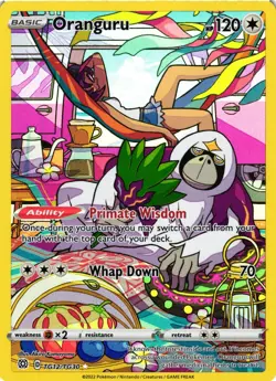 Pokemon TCG Oranguru Sword & Shield: Brilliant Stars TG12/TG30 Holo NM - Image 1