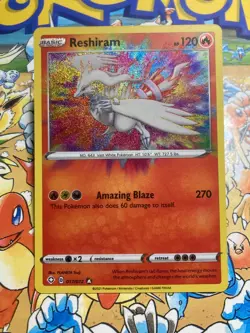 Reshiram 017/072 Amazing Rare Shining Fates Pokemon TCG - Image 1