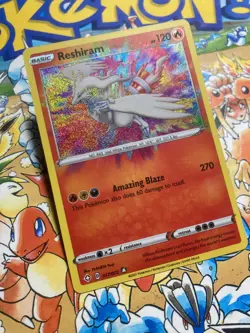 Reshiram 017/072 Amazing Rare Shining Fates Pokemon TCG - Image 2