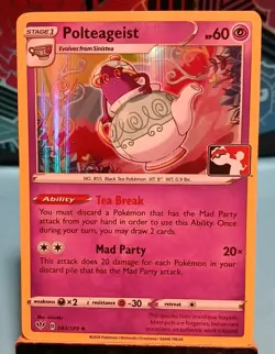 Polteageist 083/189 Holo Prize Pack Series Pokemon Play! Mint Condition - Image 3