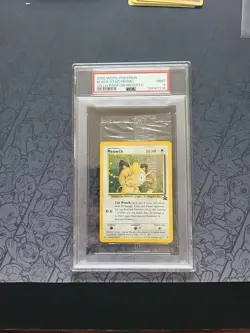 Pokemon: Meowth #10 Holo Sealed Cello Pack Black Star Promo RARE - PSA 9 LOW POP - Image 1