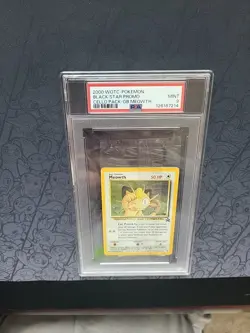 Pokemon: Meowth #10 Holo Sealed Cello Pack Black Star Promo RARE - PSA 9 LOW POP - Image 4