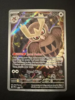 Noctowl - SVP141 Stellar Crown ETB Promo Pokemon - NM/MINT - Image 1