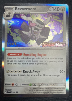 Revavroom Pokemon SVP Promo 008 (Prerelease) [Staff] NM - Image 1