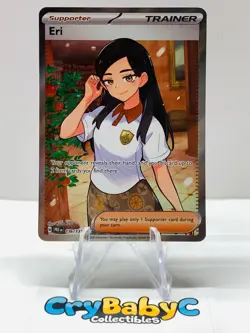 Pokemon Eri 136/131 Prismatic Evolutions SV Ultra Rare Full Art Trainer - Image 1