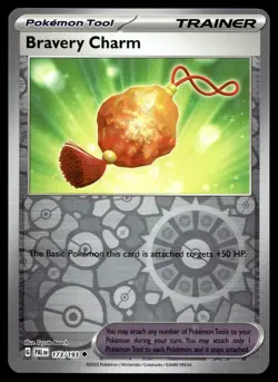 BRAVERY CHARM 173/193 UNCOMMON PALDEA EVOLVED POKEMON - Image 1