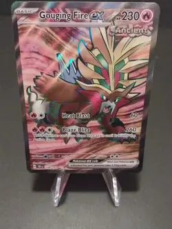 Pokemon Temporal Forces Gouging Fire EX 188/162 Ultra Rare Full Art MINT - Image 2