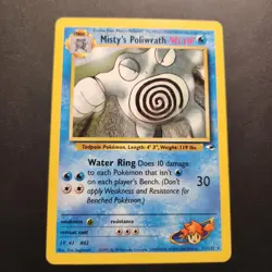 2000 Misty's Poliwrath 31/132 - Gym Heroes Non-Holo Regular Rare-Pokemon TCG- MP - Image 1