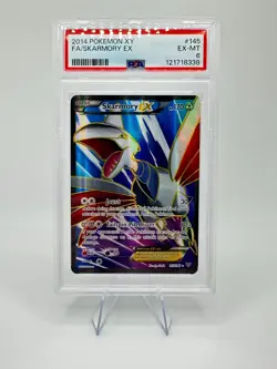 2014 POKEMON XY: Skarmory EX #145 | FULL ART | PSA 6 EX-MT - Image 1