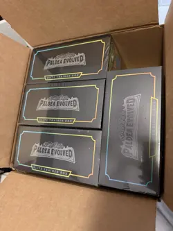 Pokemon Paldea Evolved Elite Trainer Box ETB Lot of 4 FACTORY SEALED Brand New - Image 3