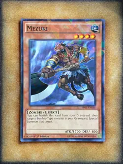 Yugioh Mezuki BP03-EN046 Shatterfoil Common 1st Ed NM - Image 1