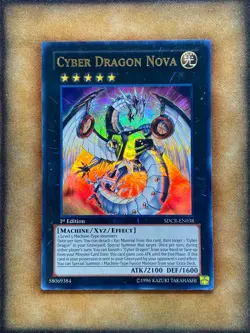 Yugioh Cyber Dragon Nova SDCR-EN038 Ultra Rare 1st Ed NM - Image 1