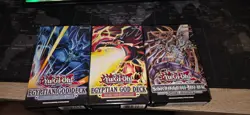 YuGiOh EGYPTIAN GOD DECK: SLIFER & OBELISK & Cyber Strike Structure Deck 1st Ed - Image 1