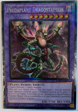 Yugioh!- Predaplant Dragostapelia - RA01 EN027- Prismatic Collector's Rare -NM/M - Image 1