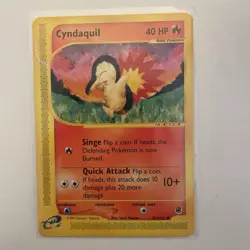 Cyndaquil 104/165 Expedition Regular e-Reader Pokemon Card NM - Image 1