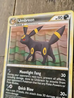Umbreon - 10/90 Deck Exclusive LP Pokemon Card TCG Non Holo HGSS UNDAUNTED - Image 2