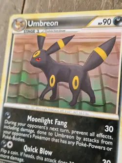 Umbreon - 10/90 Deck Exclusive LP Pokemon Card TCG Non Holo HGSS UNDAUNTED - Image 3
