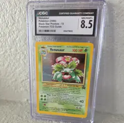 CGC 8.5 Venusaur 2000 Black Star Promos 13 Holo Pokemon Card - Image 1