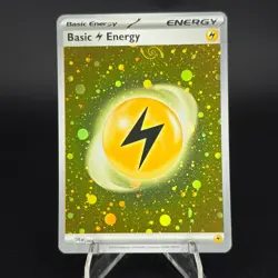HD Lightning Energy Cosmos Holo with Mew Tail Swirl SVE MEW 004 151 Pokemon Card - Image 2