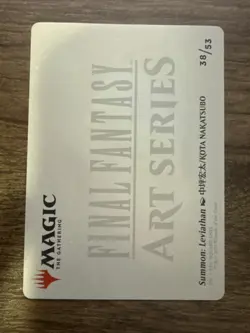 Summon: Leviathan Art Card (Gold-Stamped Signature) Art Series: Final Fantasy X1 - Image 2