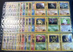 Complete 1st Edition Gym Heroes Non-Holo Set 20-132 WOTC Vintage Pokemon Cards - Image 1