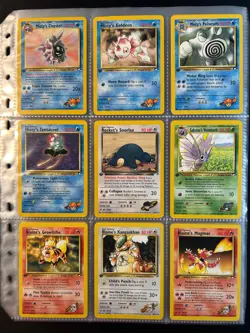 Complete 1st Edition Gym Heroes Non-Holo Set 20-132 WOTC Vintage Pokemon Cards - Image 4