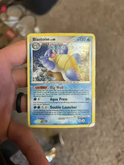 Blastoise Holo Rare 2/127 Pokemon Card Platinum 2009 HP - Image 1