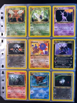 Complete 1st Edition Neo Discovery Non-Holo Set 18-75 WOTC Pokemon Cards Umbreon - Image 2
