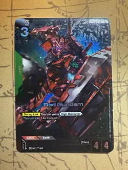 Gundam Card Game Red Gundam R+ GD02-024 Dual Impact - Image 1
