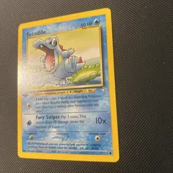 Pokemon Cards: Neo Genesis 1st Edition Common: Totodile 81/111 - Image 2