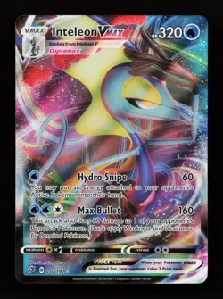 Inteleon VMAX 050/192 Ultra Rare SWSH02: Rebel Clash Pokemon Card - Image 1