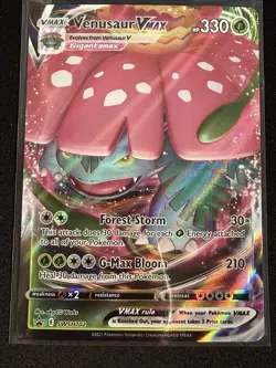 Venusaur VMAX SWSH102 SWSH: Sword & Shield Promo Cards Holo - Image 3