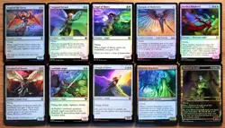 Set of 10 Pauper Legal FOIL Angel Cards *NM* (English Magic the Gathering MTG) - Image 1