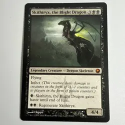 Skithiryx, the Blight Dragon - Light Play MTG The List - Image 1