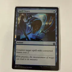 MTG 1x FOIL Spell Snare # 132 Battlebond Modern Magic the Gathering Card x1 NM - Image 1