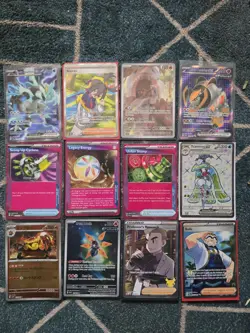 Job Lot 12x Pokemon TCG Card Game Bundle Full Art Illustration Rare Scarlet - Image 1