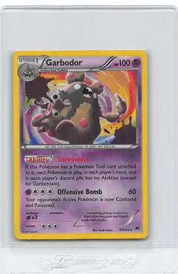 Garbodor 57/122 - Holo Rare - XY Breakpoint - 2016 POKEMON CARD - NM/LP - Image 1