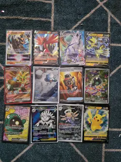 Job Lot 12x Pokemon TCG Card Game Bundle Full Art Illustration Rare Scarlet - Image 1