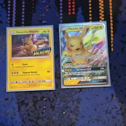 Pokemon Detective Pikachu & Pikachu GX Promo Cards Lot Holo Regular - Image 1