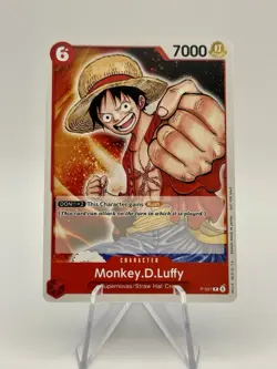 Pre Errata Monkey.D.Luffy (Promotion Pack 2022) P-001 One Piece Promotion Card - Image 1