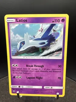 Pokemon Shining Legends Card - Latios 41/73 Holo Rare - Image 2