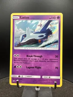 Pokemon Shining Legends Card - Latios 41/73 Holo Rare - Image 3