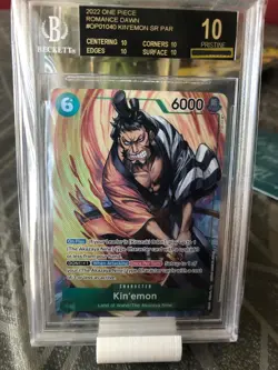 BGS10 Black Label One Piece Card KIN'EMON OP01-040 SR Alt Art ENGLISH - Image 1